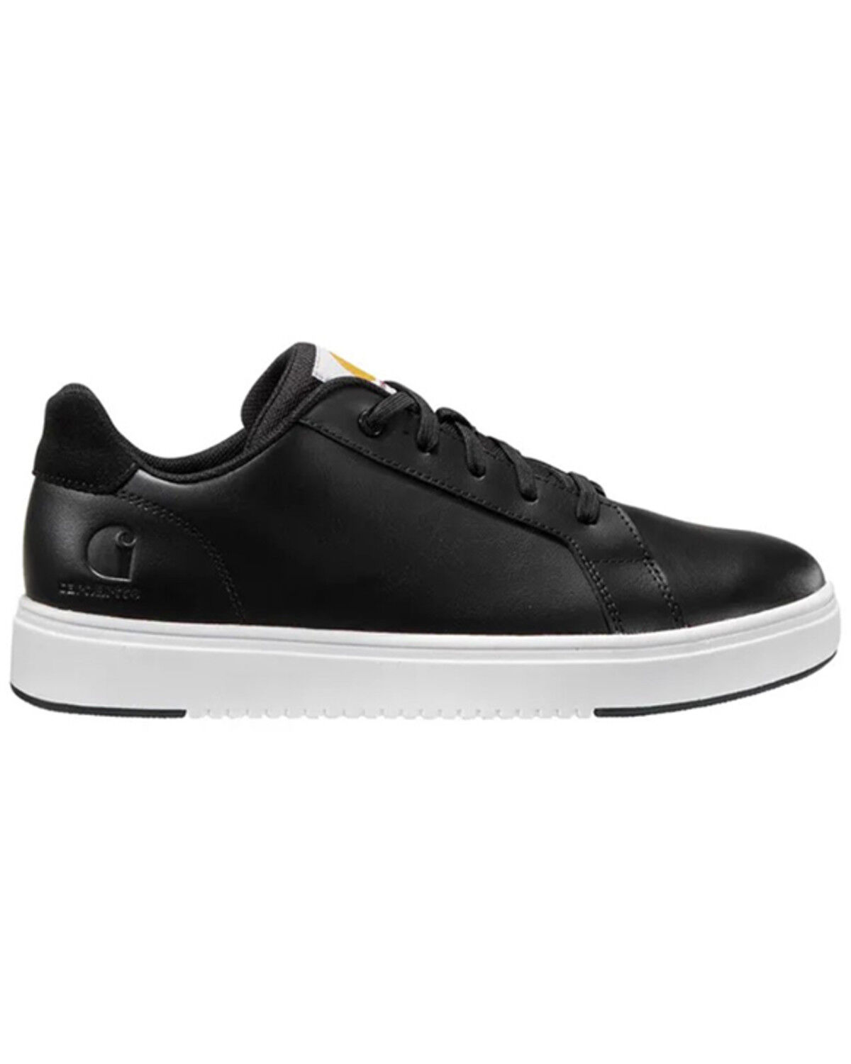 Image #2 - Carhartt Men's Detroit Leather Work Sneakers - Soft Toe, Black, hi-res