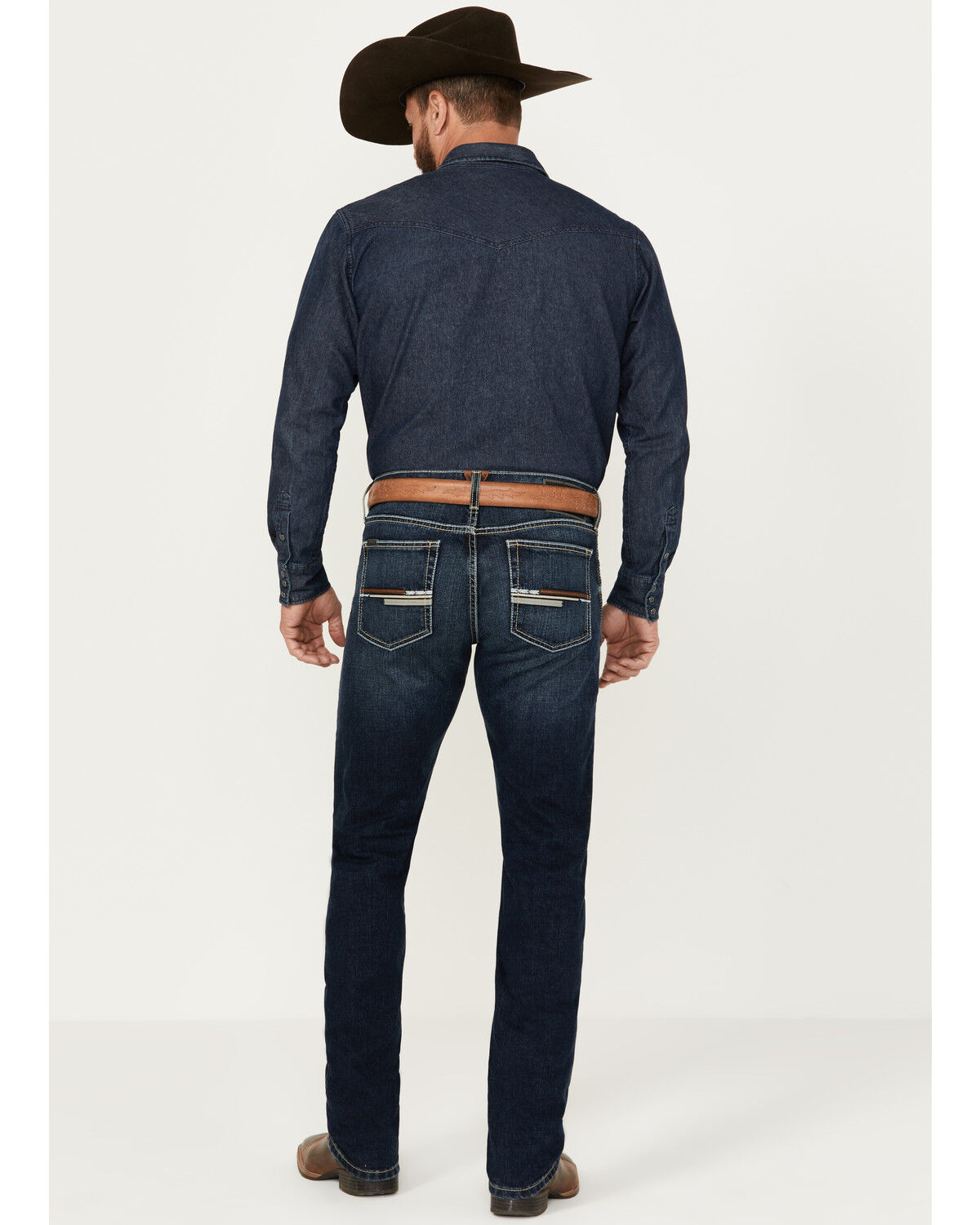 Image #3 - Ariat Men's M8 Bryson Slim Straight Drake Stretch Jeans, , hi-res