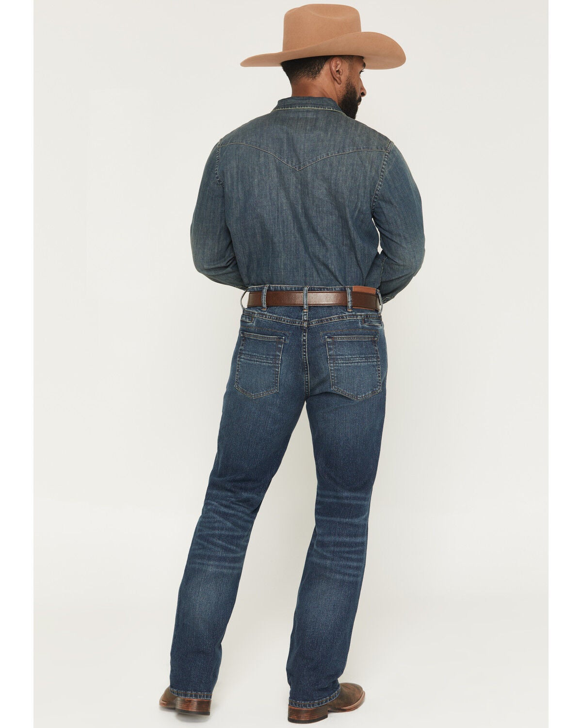 Image #3 - Cody James Men's Eastwood Wash Jackson Slim Straight Stretch Concealed Carry Utility Jeans, Dark Wash, hi-res