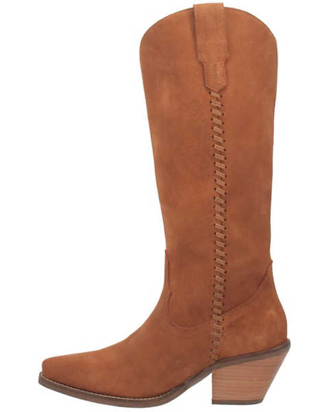 Image #3 - Dingo Women's Sweetwater Tall Western Boots - Snip Toe, Brown, hi-res