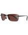 Image #1 - Bex Jaxyn X Sunglasses, Black/brown, hi-res