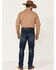 Wrangler Retro Men's Galaxy Dark Wash Stretch Slim Straight Jeans , Blue, hi-res