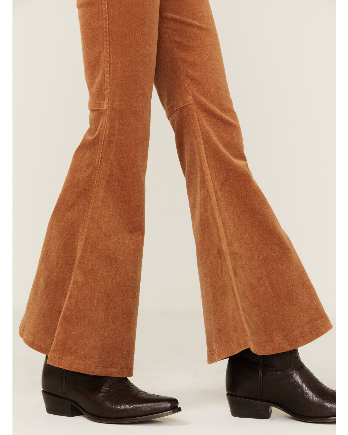 Image #2 - Chrysanthemum Little Girls' Corduroy Pull On Flare Pants, Mustard, hi-res