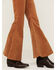 Image #2 - Chrysanthemum Little Girls' Corduroy Pull On Flare Pants, Mustard, hi-res