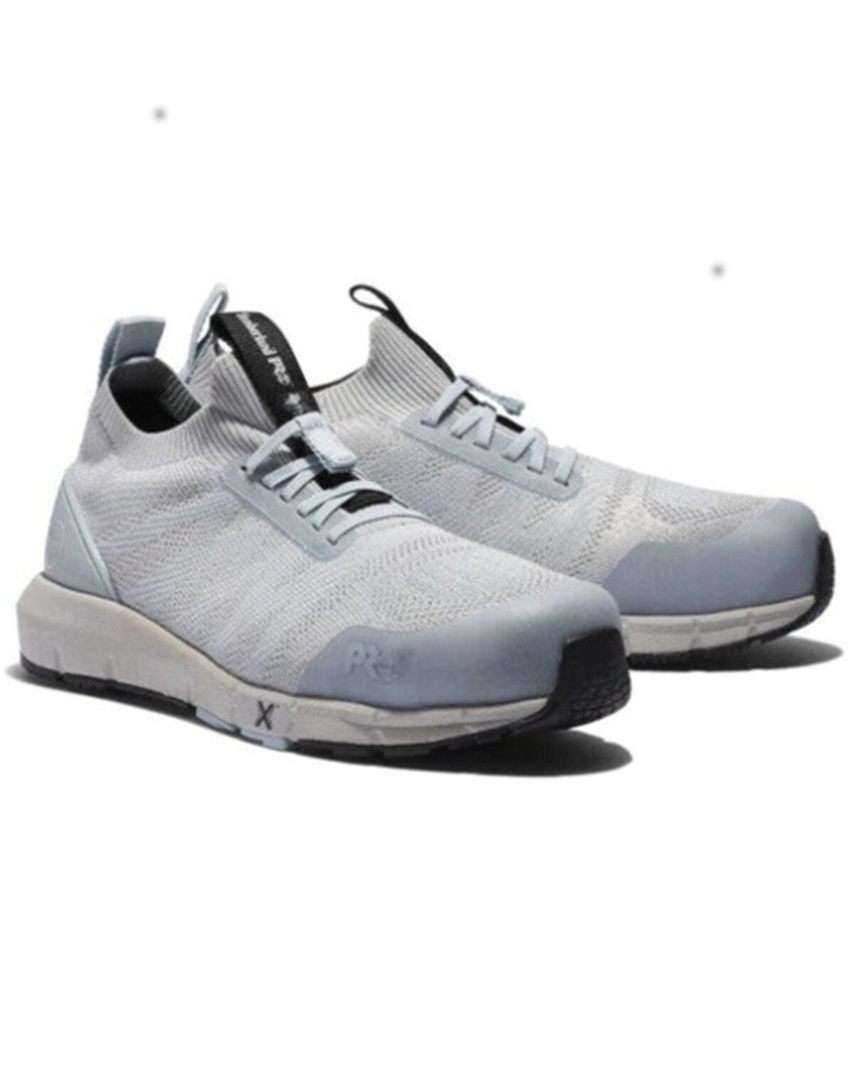 Image #1 - Timberland PRO Women's Radius Comp Knit Slip-On Work Sneakers - Composite Toe, Grey, hi-res