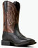 Image #1 - Ariat Men's Steadfast Performance Western Boots - Broad Square Toe, Black, hi-res