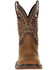 Rocky Men's Ride FLX Waterproof Pull On Western Boot - Square Toe, Brown, hi-res