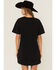 Image #4 - Rock & Roll Denim Women's Trailblazin' Short Sleeve Graphic Tee Dress, Black, hi-res