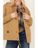 Image #4 - Cleo + Wolf Women's Sherpa Lined Canvas Jacket , Wheat, hi-res