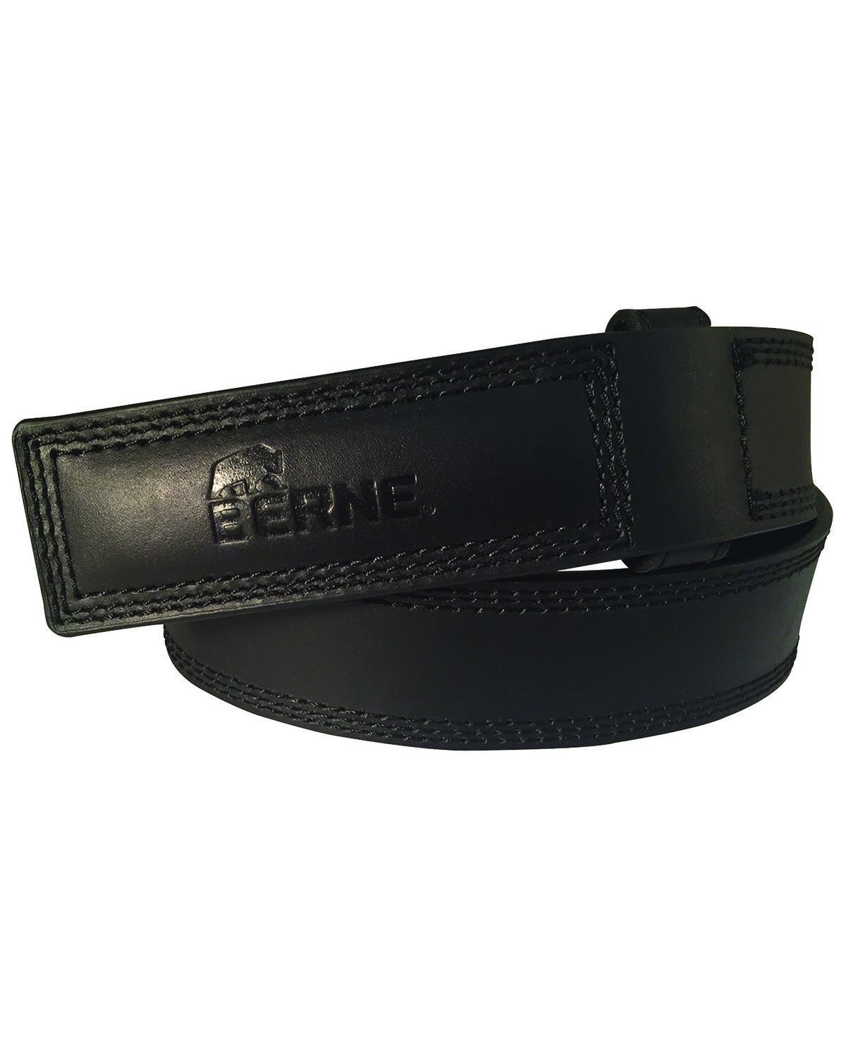 Berne Men's 38MM Leather Mechanical Belt, Black, hi-res