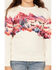 Image #3 - Shyanne Girls' Scenic Print Long Sleeve Pullover, Off White, hi-res