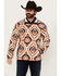 Image #1 - Cody James Men's Base Camp Southwestern Print 1/4 Snap Pullover, Tan, hi-res