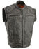 Image #4 - Milwaukee Leather Men's Distressed 2 In 1 Motorcycle Jacket - 5X, Brown, hi-res