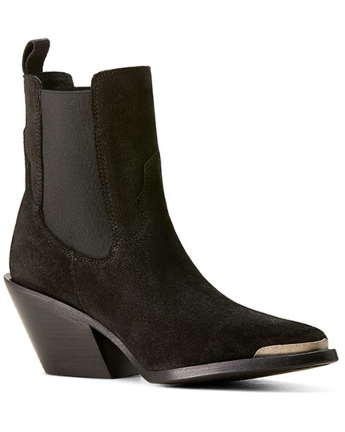 Ariat Women's Shiloh Fashion Booties - Round Toe, Black, hi-res