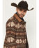Image #2 - Cody James Men's FR Buck Southwestern Print Barn Coat, Dark Brown, hi-res