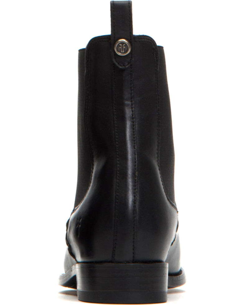 Frye Women S Black Melissa Chelsea Boots Round Toe Sheplers