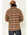 Image #4 - Pendleton Men's Tan Burnside Plaid Long Sleeve Western Flannel Shirt , Tan, hi-res