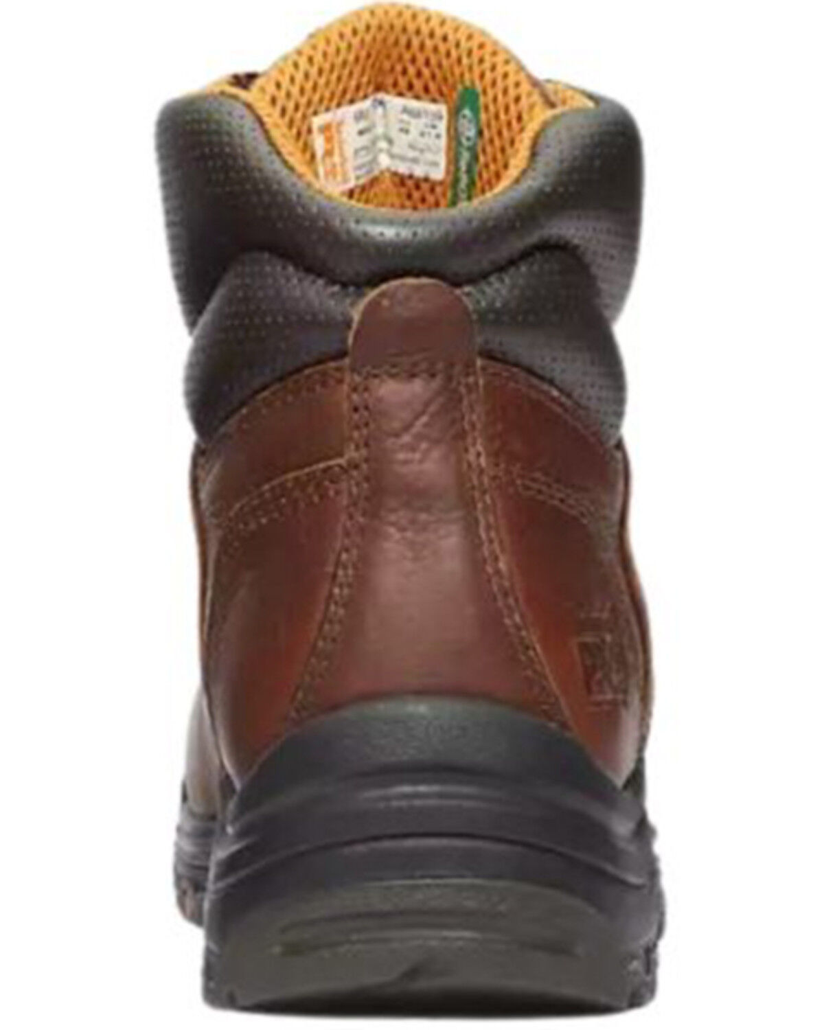 Image #3 - Timberland Men's 6" TiTAN Work Boots - Alloy Toe, Brown, hi-res
