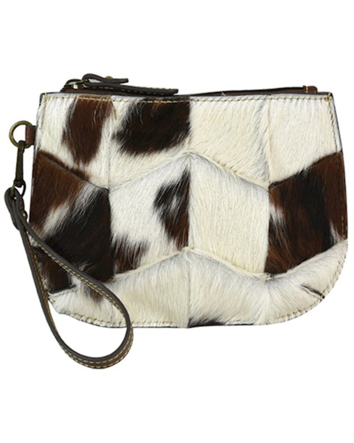 Image #1 - Tony Lama Women's Hair-On Accents Wristlet, Multi, hi-res