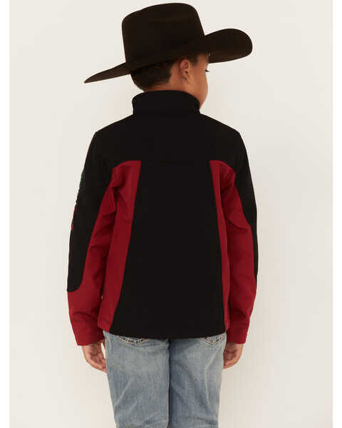 Image #4 - Cody James Boys' Color Block Softshell Jacket, Black, hi-res