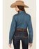 Image #4 - Cinch Women's Solid Long Sleeve Button-Down Stretch Western Shirt, Teal, hi-res
