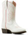 Image #1 - Ariat Girls' Heritage Butterfly Western Boots - Medium Toe , White, hi-res
