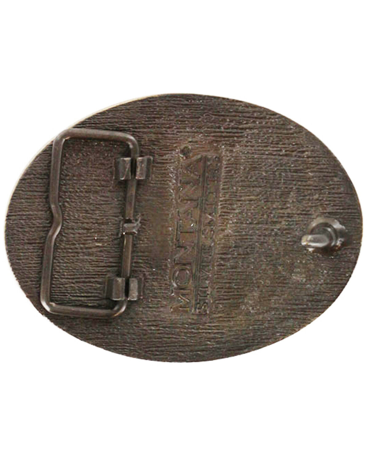 Image #2 - Montana Silversmiths Men's California State Heritage Attitude Belt Buckle, Gold, hi-res