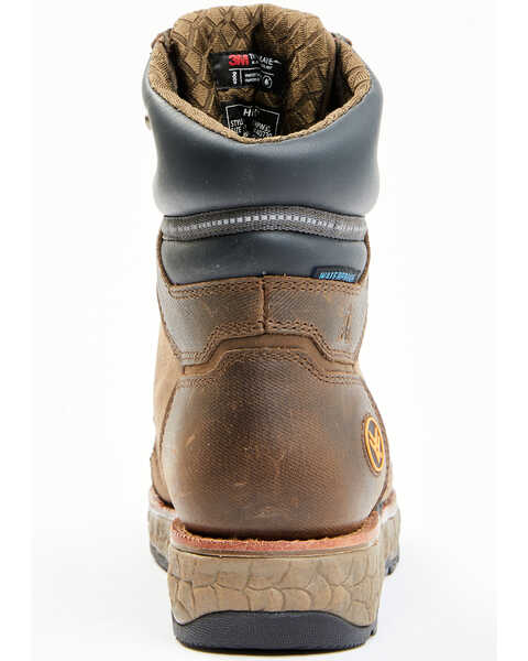 Image #5 - Hawx Men's 8" Legion Sport Work Boots - Nano Composite Toe, Brown, hi-res