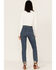 Lola Women's Kate Medium Wash High Rise Straight Jeans, Blue, hi-res