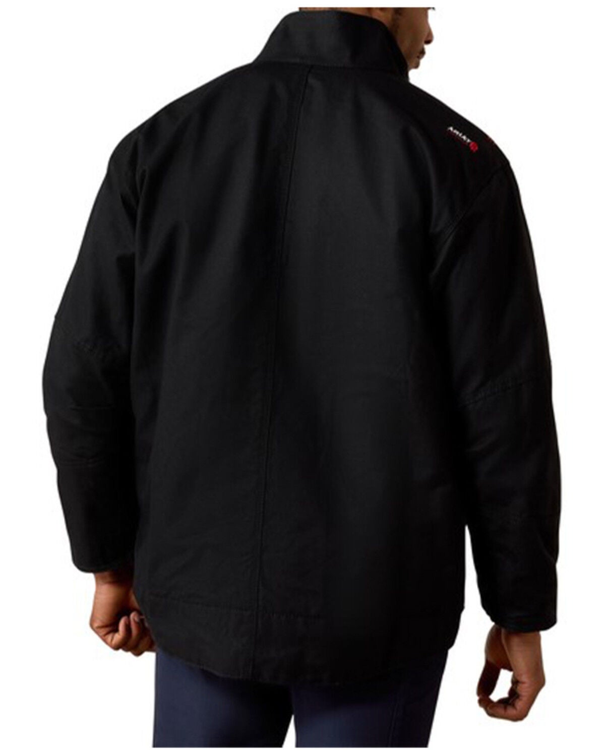Image #3 - Ariat Men's FR Workhorse Work Jacket - Tall, Black, hi-res