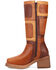 Image #3 - Dingo Women's Multi Patches Fashion Boots - Round Toe, Tan, hi-res