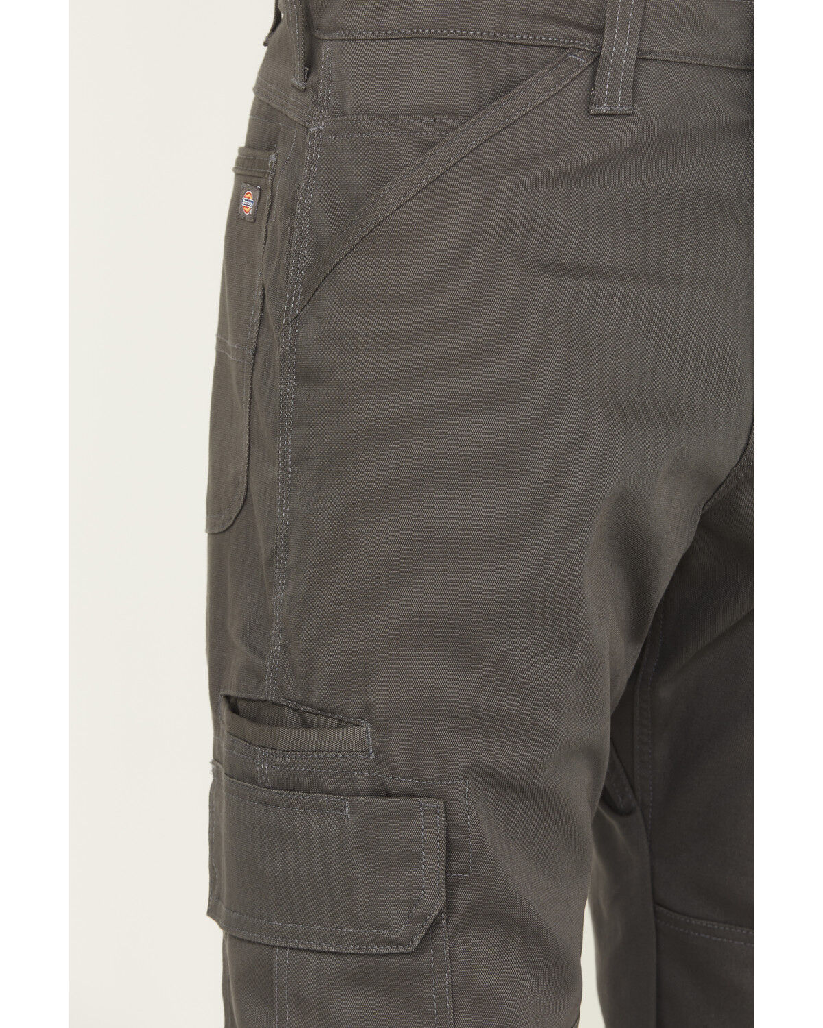 Image #2 - Dickies Men's Durastretch Ranger Duck Canvas Cargo Work Pants, Slate, hi-res
