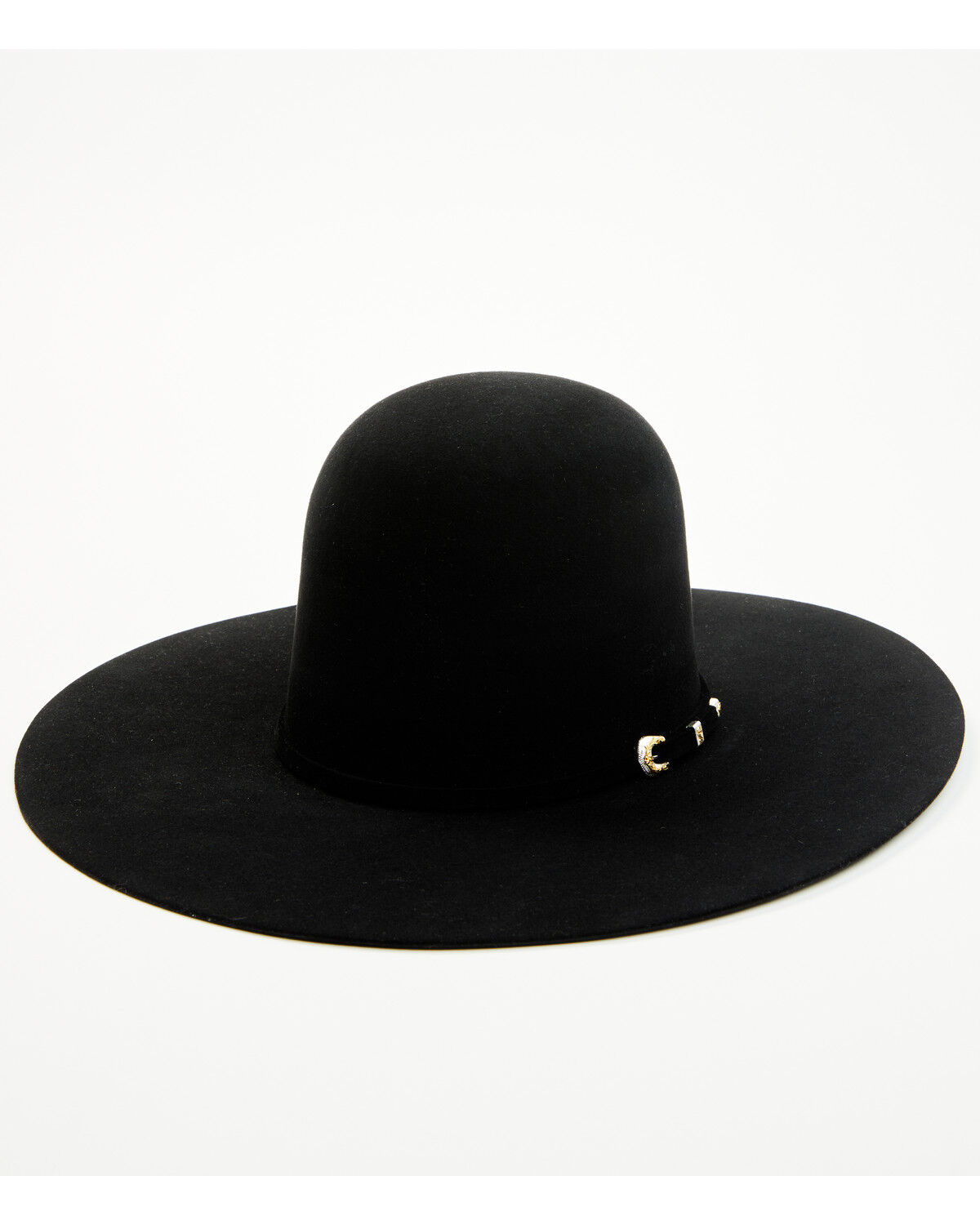 Image #1 - Serratelli Salinas 20X Felt Cowboy Hat, Black, hi-res