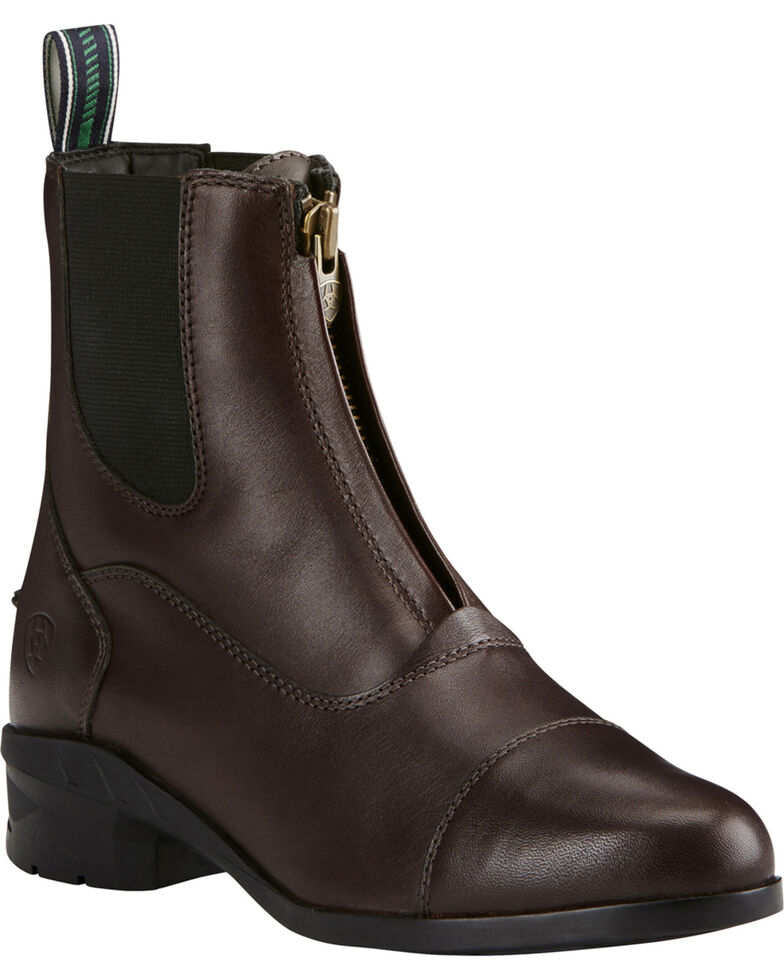 Ariat Women's Heritage IV Zip Paddock Boots - Round Toe, Lt Brown, hi-res