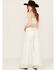 Image #4 - Free People Women's Great Escape High Rise Wide Leg Jeans , White, hi-res
