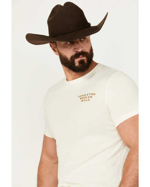 Image #3 - Pendleton Men's Wyeth Trail Short Sleeve Graphic T-Shirt, Natural, hi-res