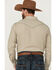 Image #4 - Moonshine Spirit Men's Dobby Stripe Long Sleeve Snap Western Shirt, Tan, hi-res
