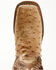 Image #6 - Dan Post Women's Exotic Full Quill Ostrich Western Boots - Broad Square Toe, Sand, hi-res