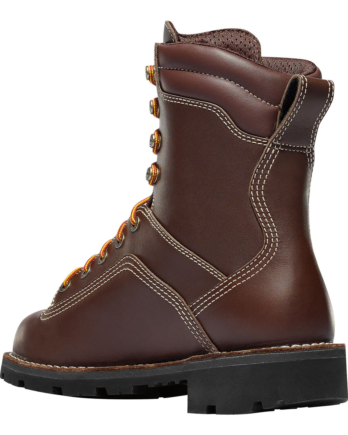 Image #4 - Danner Men's Quarry USA 8" Work Boots - Soft Toe, Brown, hi-res