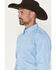 Image #2 - Wrangler X Cody Johnson Men's Geo Print Long Sleeve Button-Down Western Shirt, Blue, hi-res