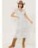 Image #1 - Lush Women's Floral Ruffle Tiered Midi Dress, , hi-res
