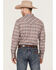 Image #4 - Cinch Men's Modern Fit Small Plaid Print Long Sleeve Snap Western Shirt , Multi, hi-res