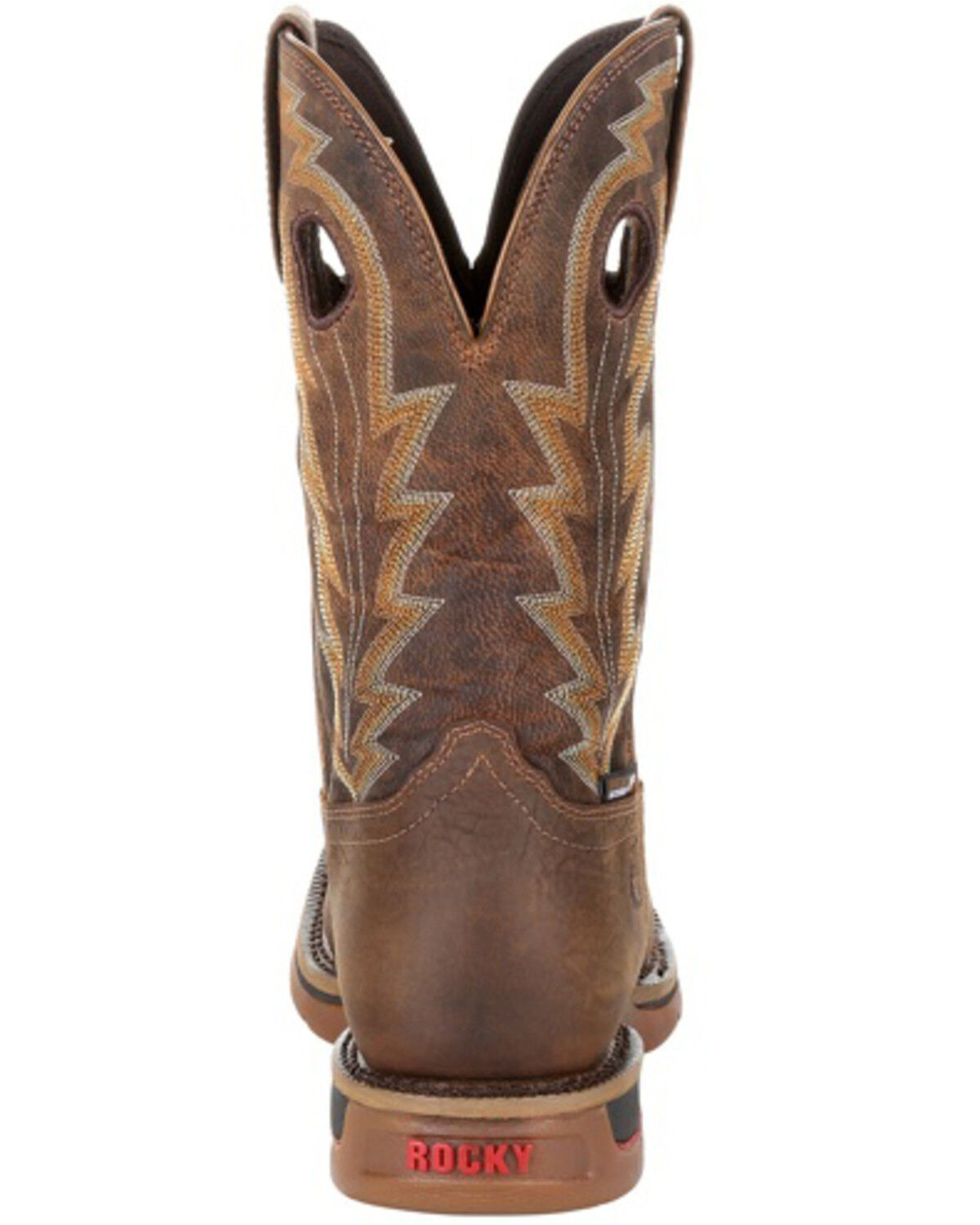 rocky square toe cowboy boots