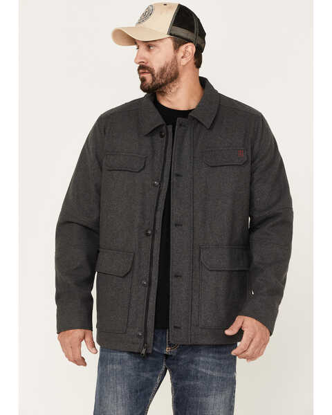 Brothers and Sons Wool Cruiser Jacket, Charcoal, hi-res