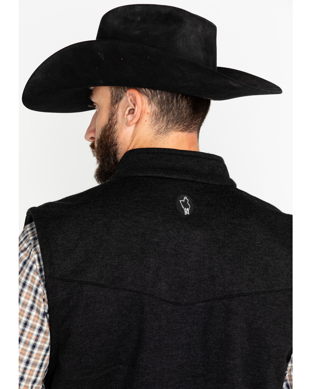 Image #2 - Outback Trading Co. Men's Reid Softshell Vest, Black, hi-res