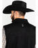 Image #2 - Outback Trading Co. Men's Reid Softshell Vest, Black, hi-res