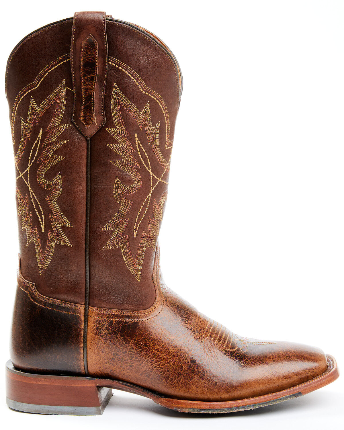 Image #2 - Cody James Men's Blue Collection Western Performance Boots - Broad Square Toe, Brown, hi-res