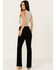 Image #3 - Wrangler Women's Westward 626 High Rise Stretch Corduroy Bootcut Jeans, Black, hi-res