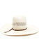 American Hat Company Men's 5" Open Crown Western Straw Hat , Natural, hi-res