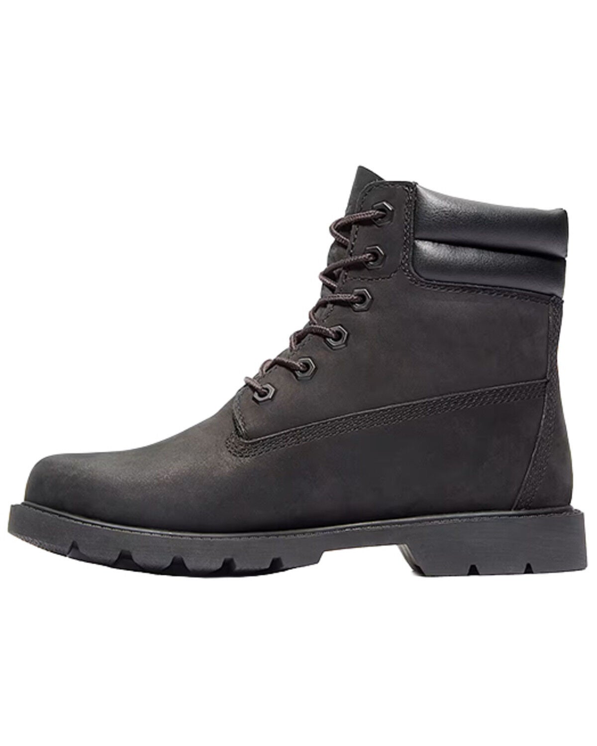 Image #3 - Timberland Women's 6" Linden Woods Waterproof Insulated Work Boots - Soft Toe, Black, hi-res